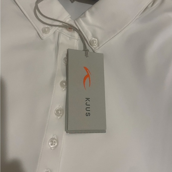 KJUS White Long Sleeve Polo Shirt NWT 38 - Picture 2 of 4